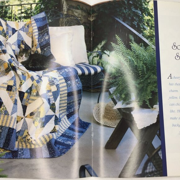 Vintage Country Bouquet Quilts Pattern Book Leisure Arts Quilting Ideas Designs - Picture 6 of 10